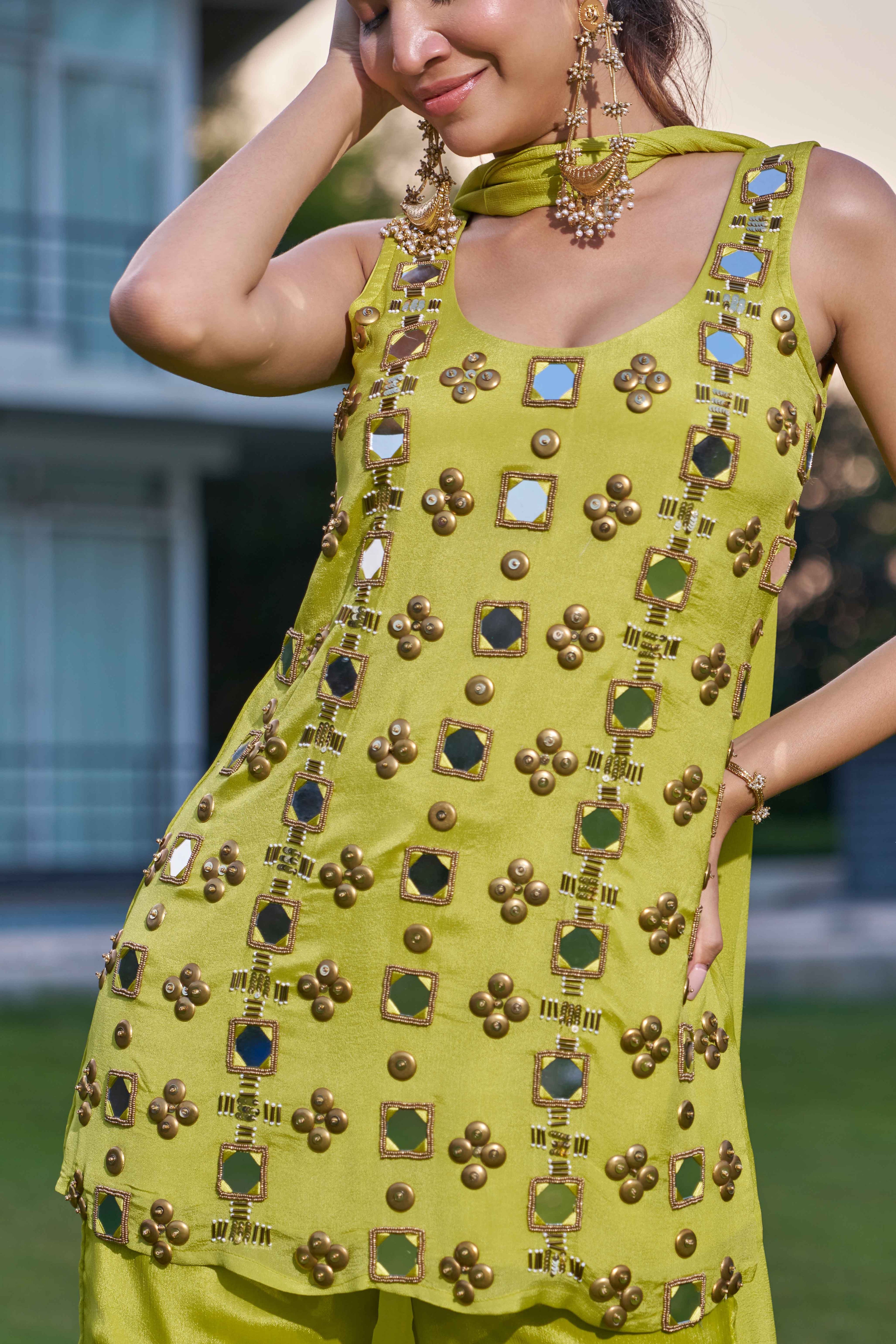 Yamika Green Suit