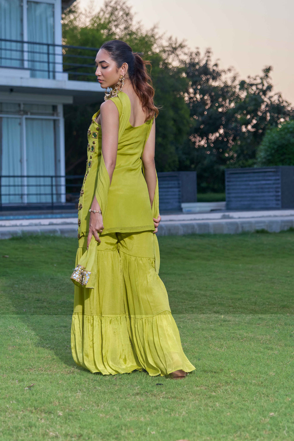 Yamika Green Suit