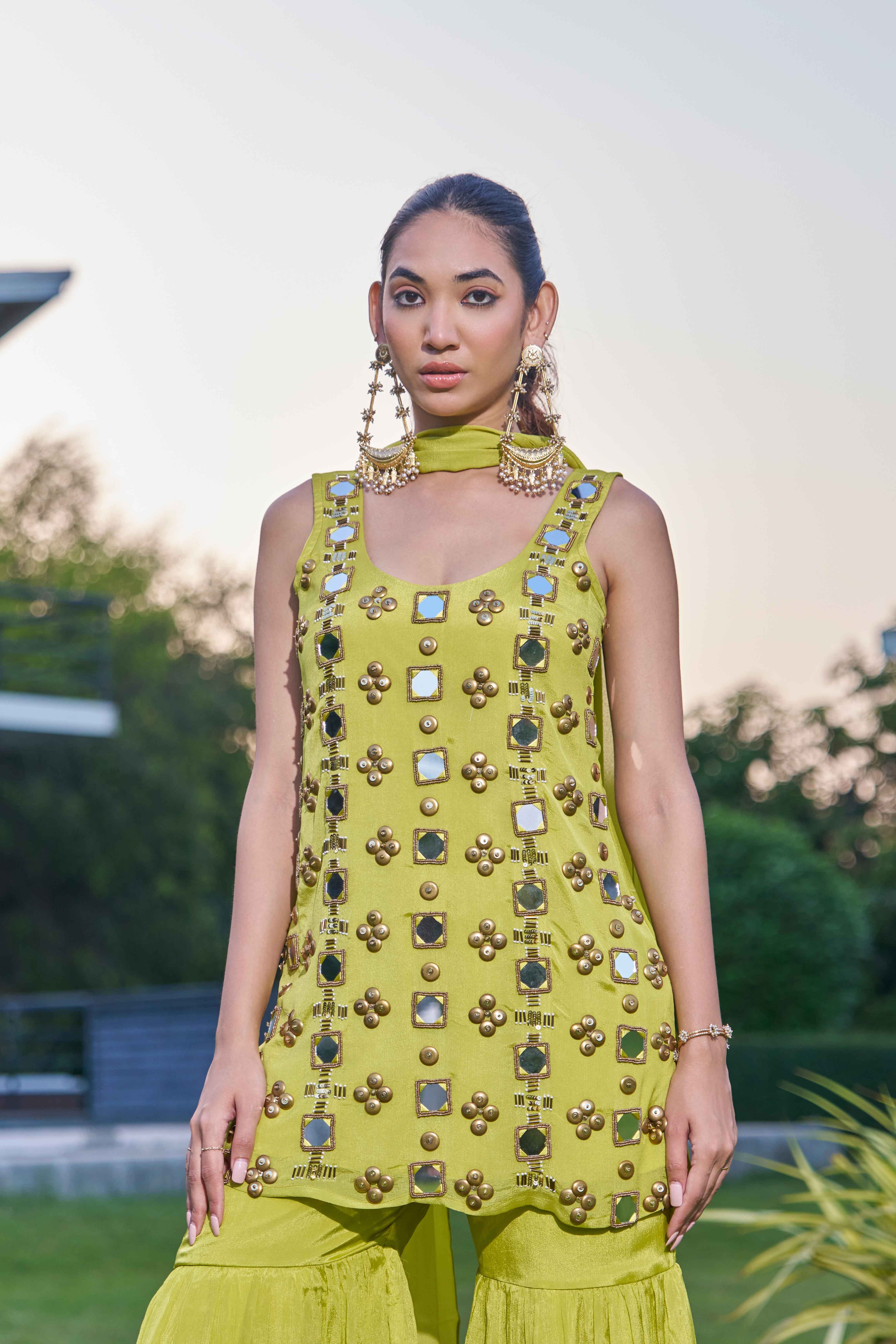 Yamika Green Suit