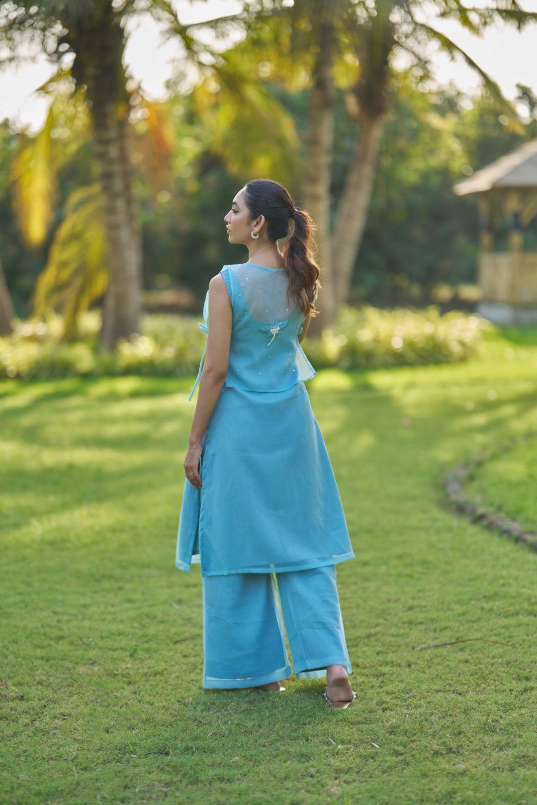 Mrunal Blue Suit