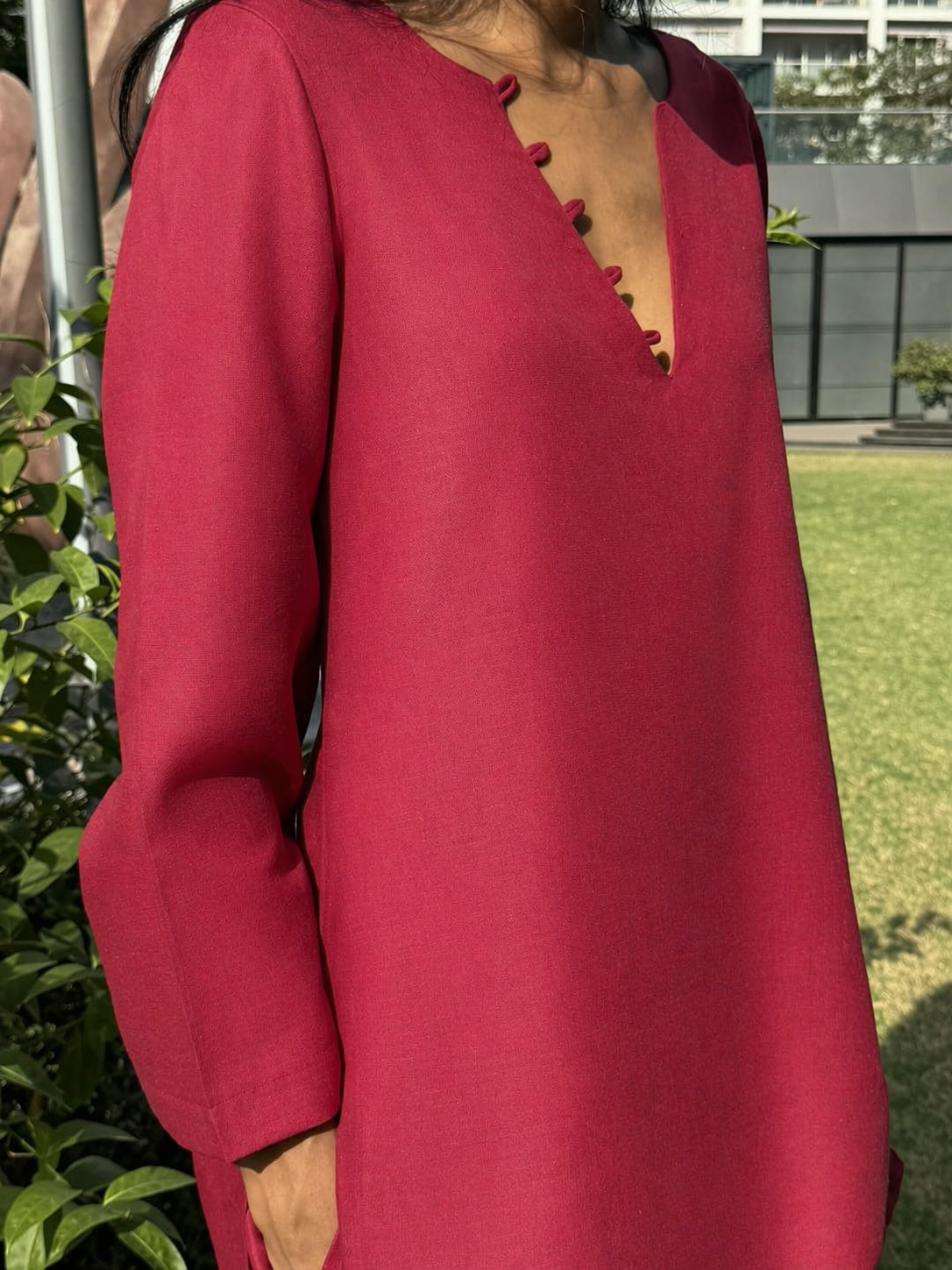 Shaam Maroon Suit