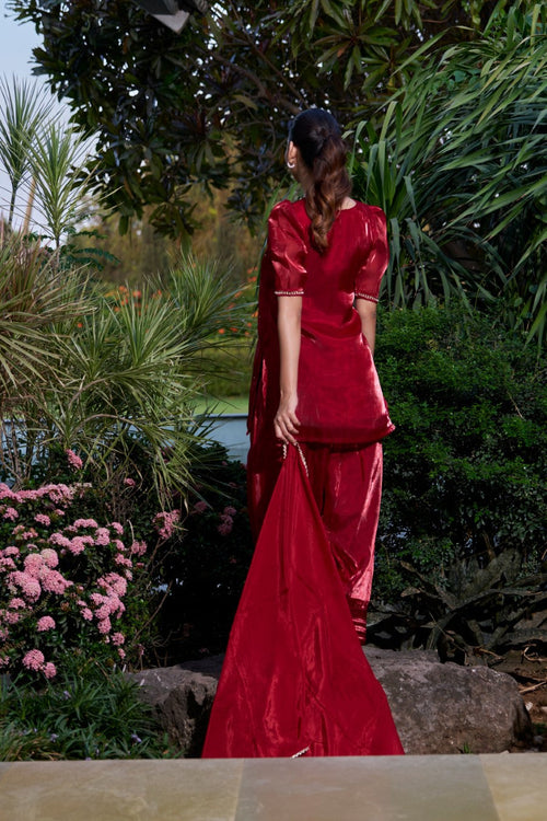 Avni Red Suit