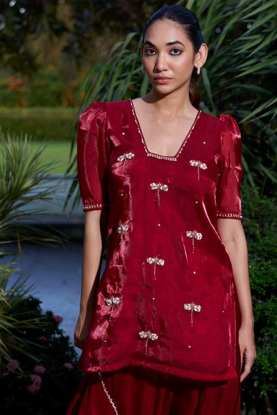 Avni Red Suit